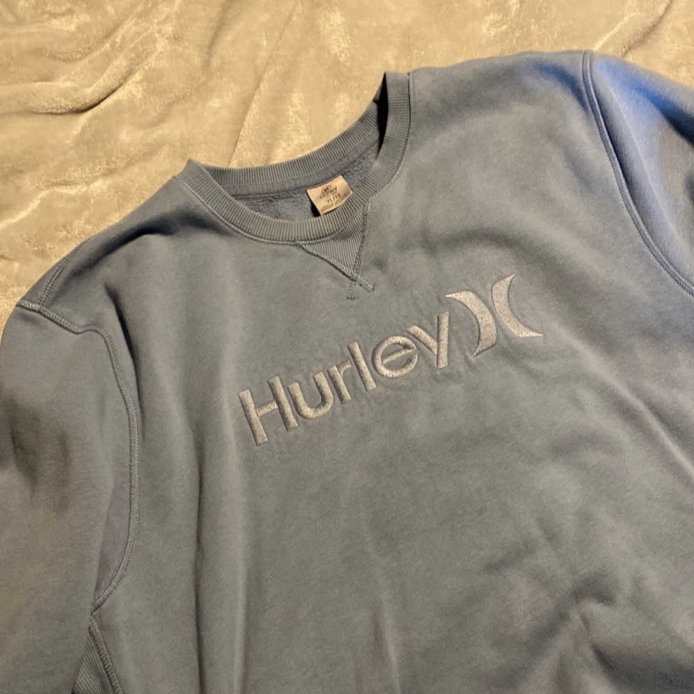 Hurley light blue men’s XL Sweatshirt